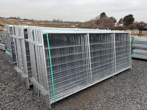 4' x 10’ Wire Filled Galvanized Panel