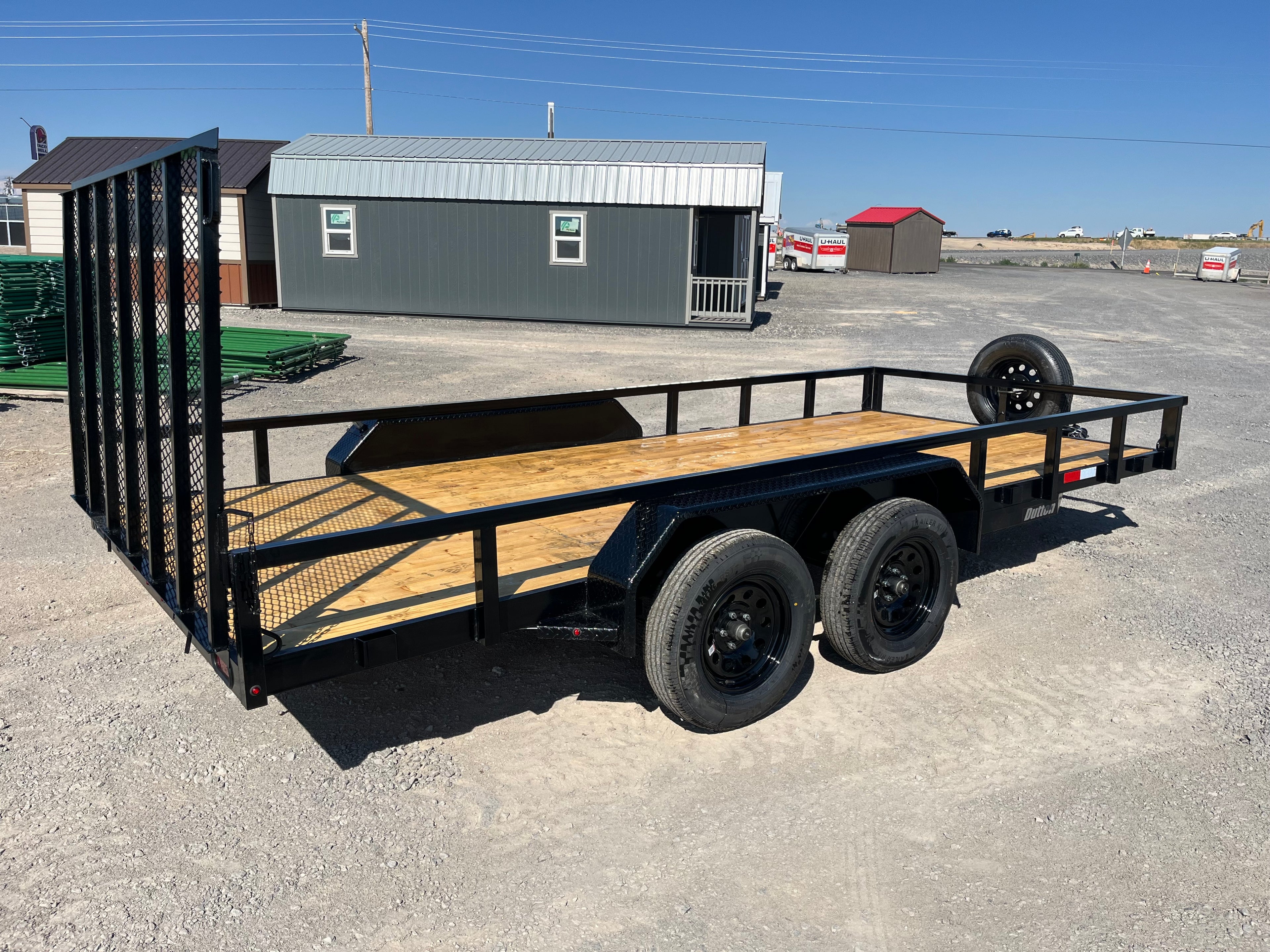 7x16 Tandem Axle Utility Trailer