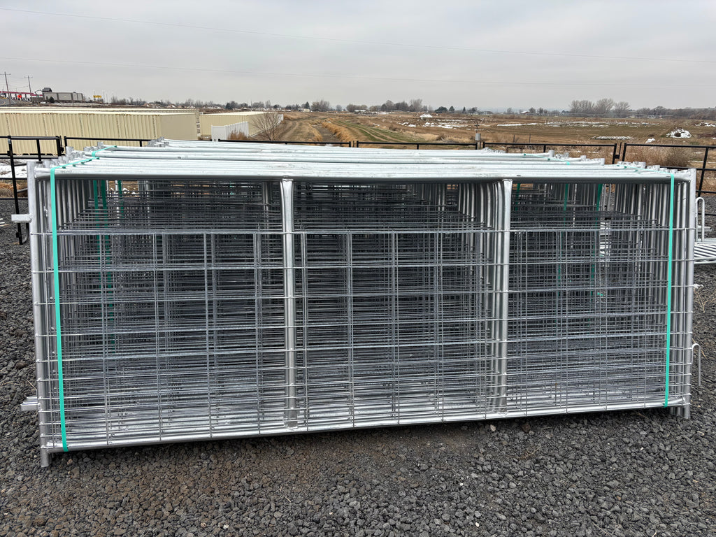 4' x 10’ Wire Filled Galvanized Panel