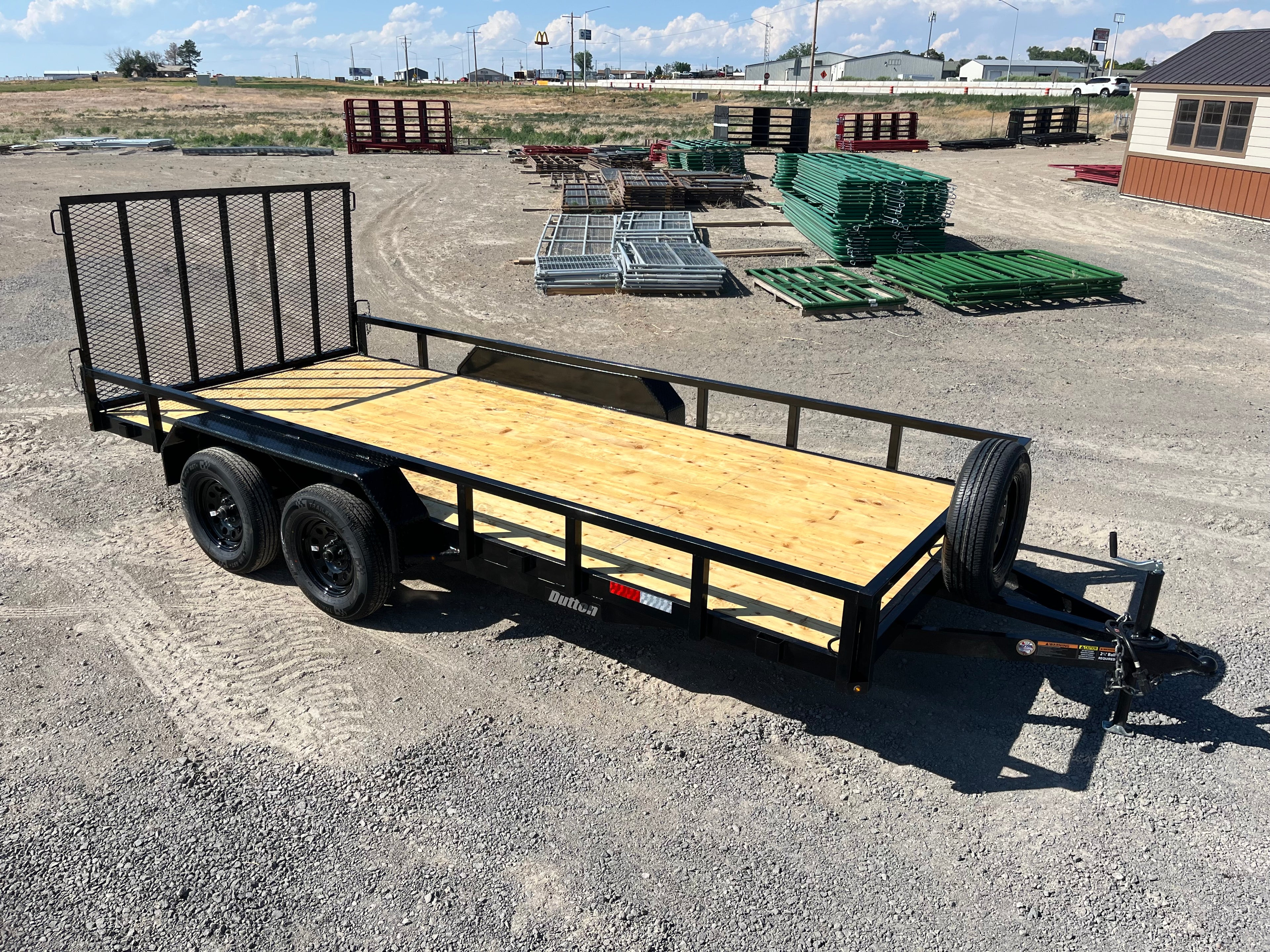 7x16 Tandem Axle Utility Trailer