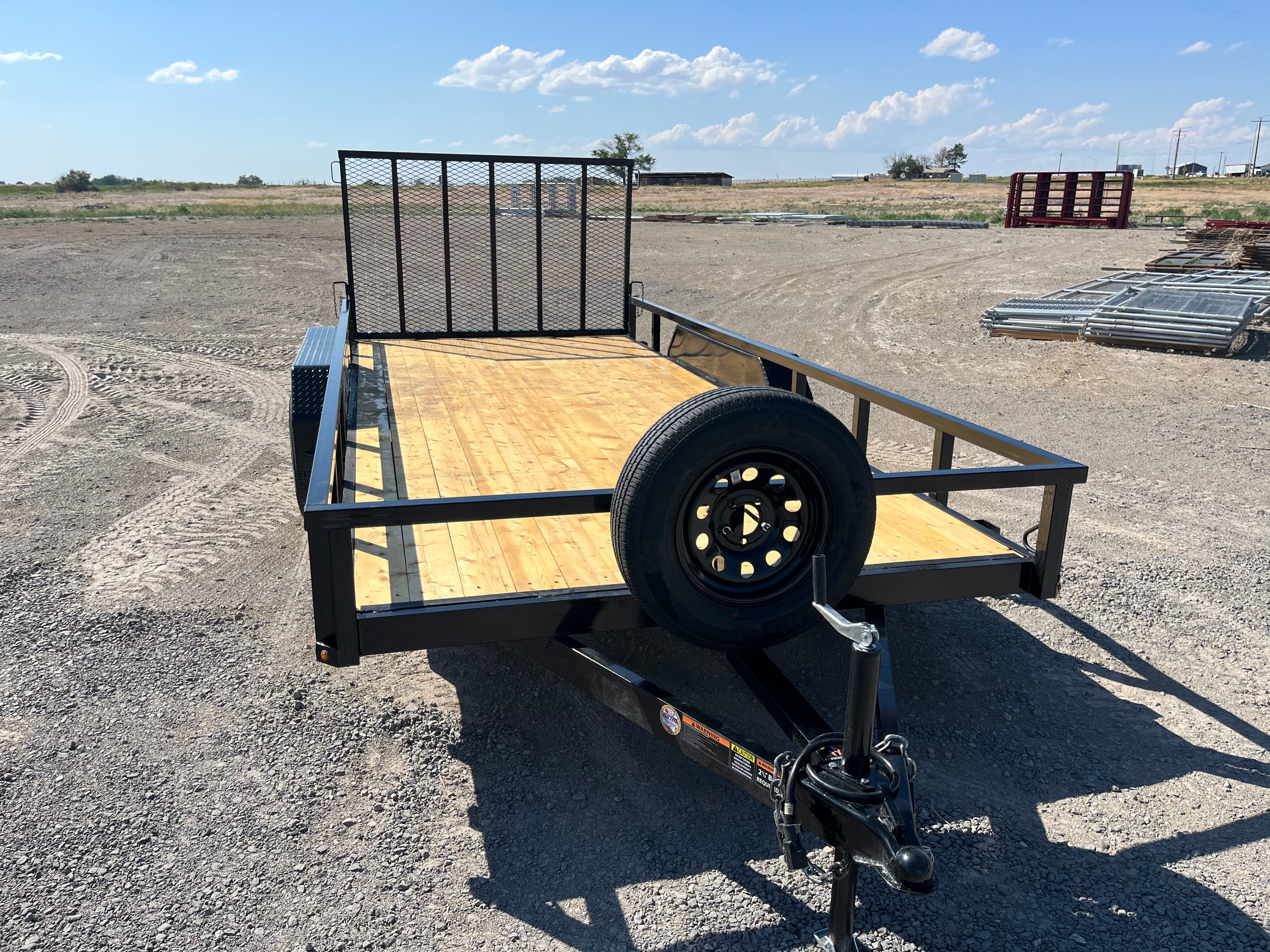7x16 Tandem Axle Utility Trailer
