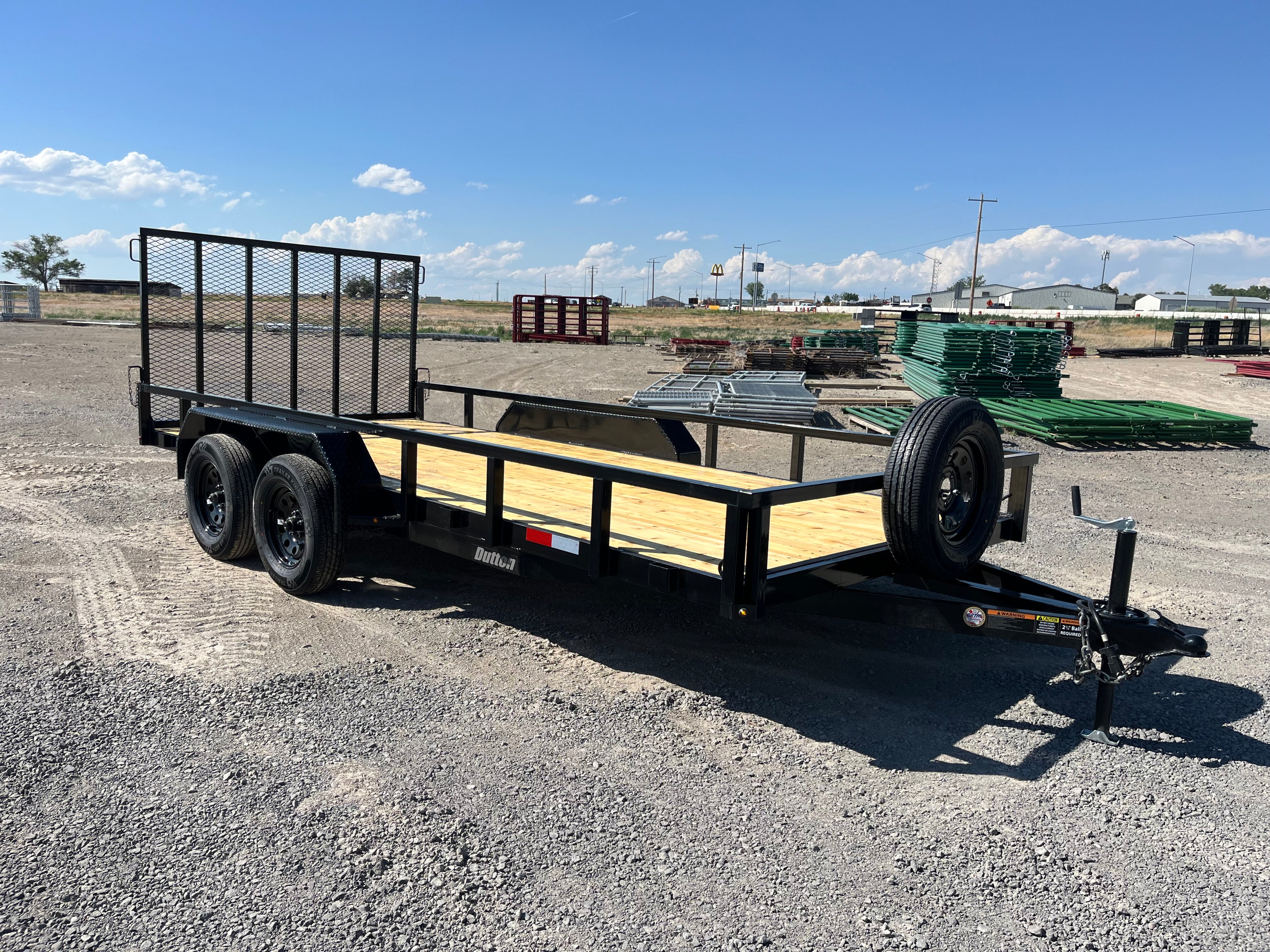 7x16 Tandem Axle Utility Trailer