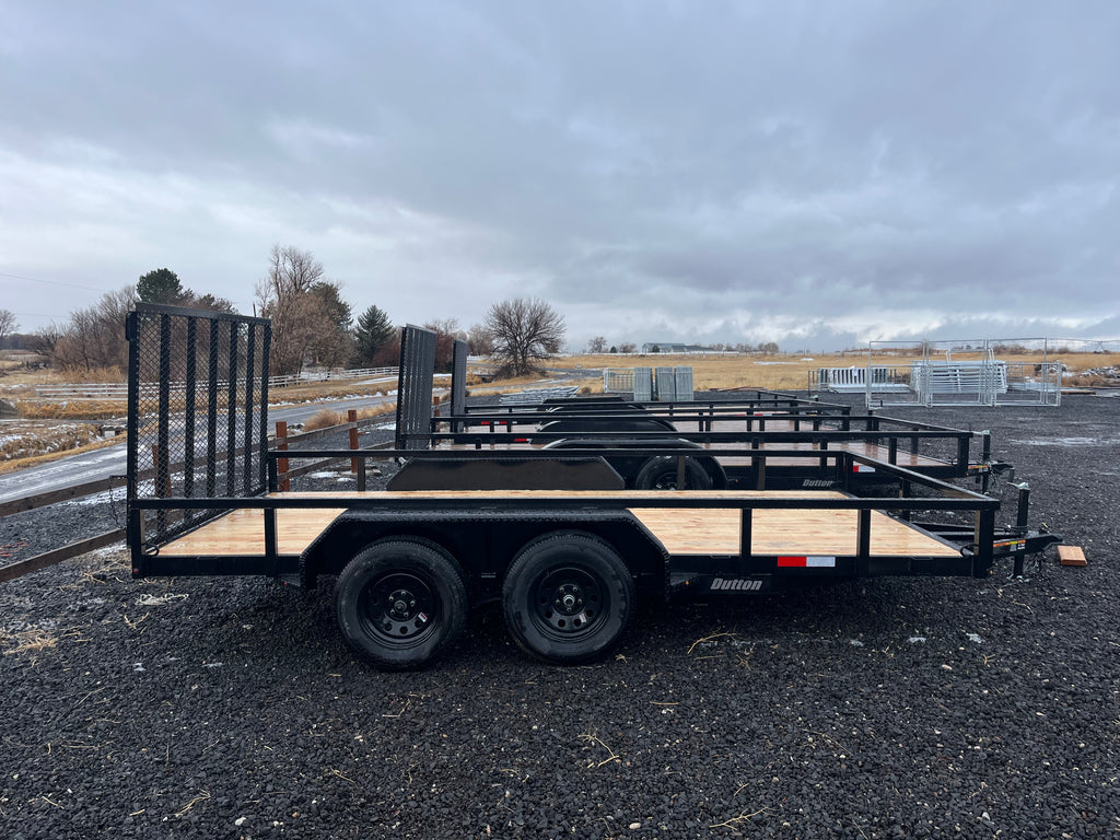 7'x14' Tandem Axle Utility Trailer